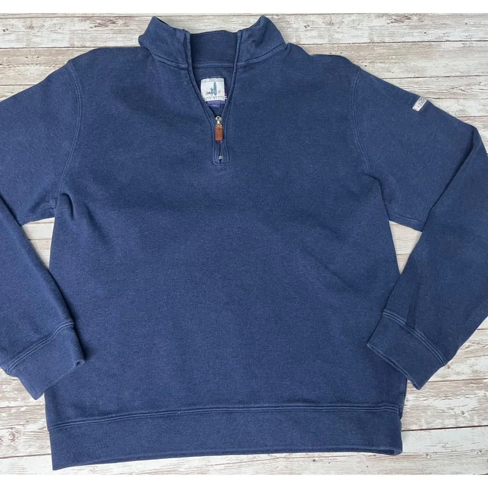johnnie-O SMALL Mens 1/4 Zip Sully 100% Cotton Thompson Flanagan Sweatshirt - Picture 1 of 10